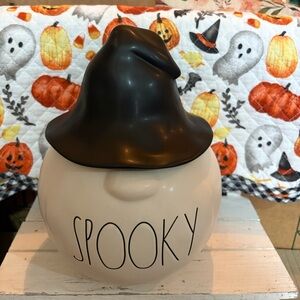 Spooky Halloween Witch Hat Figurine